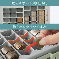 カール事務器 ポータブルキャッシュケース ライトグリーン CX-003-U 1個