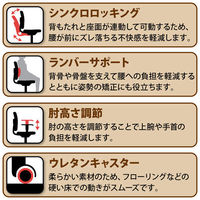 イトーキ サリダチェア（Salida） メッシュ張り 肘無し ネイビー YL5-NYBL 1セット（4脚：1脚×4）