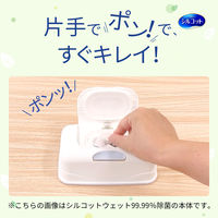 ウェットティッシュ シルコットノンアルコール除菌本体43枚BRUNO企画 本体 1セット（1個（43枚入）×12）ユニ・チャーム
