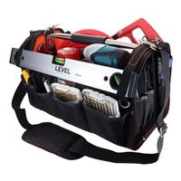 エスコ 420x205x250mm オープン型ツールバッグ EA925BN-1 1個（直送品）