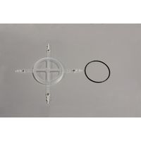 エスコ φ175mm ラウンドフィルター用固定具 EA997PS-64 1セット（直送品）