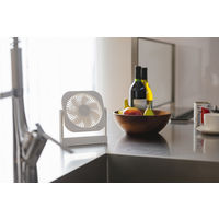 トップランド 12cm 薄型 コンパクトファン 3電源対応 底面マグネット固定式 ホワイト SF-DF25 WT 1台