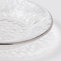 ガラスミニプレート シルバー LAKOLE/ラコレ