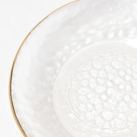 ガラスミニプレート ゴールド 1セット（1枚×2） LAKOLE/ラコレ