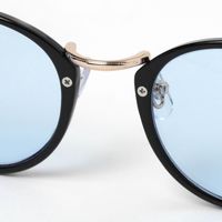 ウェリントンコンビサングラス ブラック×ブルー LAKOLE/ラコレ