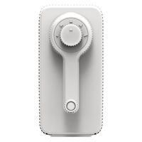 ナカバヤシ 太い鉛筆も削れる手動鉛筆削り ホワイト DPS-H501WH 1個