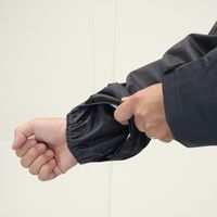 コヤナギ HWー01 フルハーネス対応 レインジャケット 高所作業向け ネイビー LL 1着（直送品）