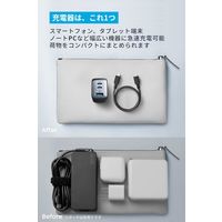 Anker USB充電器 Type-Cケーブルセット 65W 3ポート Type-C×2 USB-A×1 PowerPort III  Pod USB 1セット