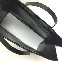 マツシロ 無地ビニールバッグL クロ 10枚セット 62BLB 1包（直送品）