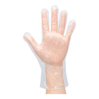 サラヤ エンボス手袋PE Mサイズ クリア 透明 食品衛生法適合 グローブ 51184 1梱(200枚入x20個)（直送品）