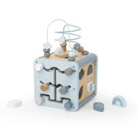 labellabel アクティビティキューブ ブルー 1個 エデュテ おもちゃ 12か月～