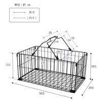 フクダクラフト 押入れ収納ラック BS-W1265 BK 1個（直送品）