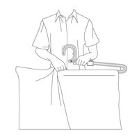 吉川国工業所 バスタオルハンガー２Ｐ 1セット6個：2個入パック×3