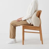 無印良品 背当てにもなるやわらかマルチクッション ５５×４０×２０ｃｍ ライトベージュ 良品計画