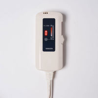 YAMAZEN 洗える 電気敷毛布 140×80cm 表フランネル・裏プードルタッチ仕上げ モウフYMS-F37P（T） 1個（わけあり品）