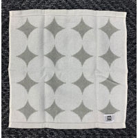 【アウトレット】丸眞 ドット柄（GY）　ハンドタオル2枚組 1セット6枚（2枚入パック×3）