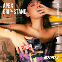 iPhone 15 SKINARMA 360°フルカバー スタンド付きケース APEX　レッド（直送品）