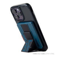 カードホルダー SKINARMA MagSafe対応 薄型 軽量 グリップスタンド一体型 SPUNK オレンジ（直送品）