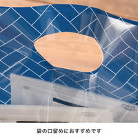 ヘッズ ミシン目付透明ロールシール 強粘糊 W35×H18mm MSTー2RS 1袋（500枚）