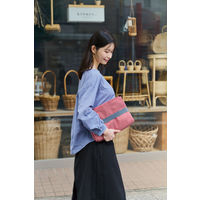 レップ ショッピングカート 折りたたみハンディトートカート 保冷保温 30L ストライプ レッド 1台