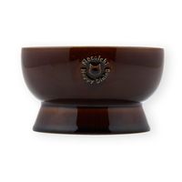 【アウトレット】ハッピーダイニング 脚付ウォーターボウル 日本製 ブラウン 1個 猫壱