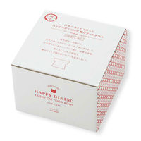 【アウトレット】ハッピーダイニング 脚付フードボウル 日本製 ホワイト 1個 猫壱