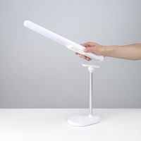 LEDデスクライト ヤザワコーポレーション マグネットLEDデスクスタンド ホワイト シンプル SDL08C01WH 1台