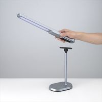 LEDデスクライト ヤザワコーポレーション マグネットLEDデスクスタンド グレー シンプル SDL08C01NG 1台