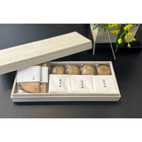 木具輪 金色浅紙貼箱 内寸230×90×H40mm 222161-96 1ケース(96個入)（直送品）