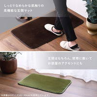 ホームテイスト Witam(ヴィタム) 洗える玄関マット 450×900mm グレー FRG-G-M 1枚（直送品）