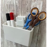 サンケーキコム ホワイトカラーマグネットクリップ 挟み口36mm SMC36ーW 1個