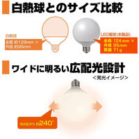 朝日電器 LED電球 ボール形G95 LDG4L-G-G2102 1個（わけあり品）
