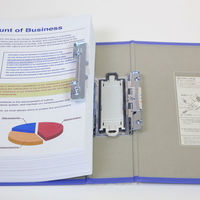 キングファイル　スーパードッチ　脱着イージー　A3ヨコ　とじ厚60mm　青　キングジム　両開きパイプファイル　3406EAアオ 131-2692（わけあり品）