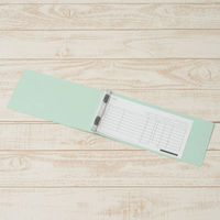 プラス　フラットファイル（統一伝票用）樹脂製とじ具　背幅18mm　ブルー　NO.062N　76025　1袋（10冊入）（わけあり品）