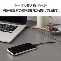 タイプCケーブル 2本セット （USB-A to USB-C） 1m 黒 MPA-ACECTW10BK エレコム 1個（わけあり品）
