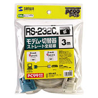 サンワサプライ RS-232Cケーブル KR-M3 1本（わけあり品）