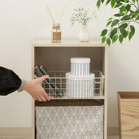 不二貿易 スタッキングワイヤーバスケット WH 37x26x12 26686 1個