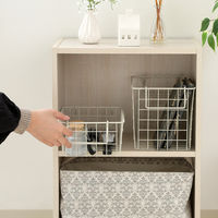 不二貿易 スタッキングワイヤーバスケット WH 26x18x10 26688 1個