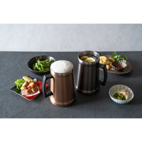 和平フレイズ フォルテック ジョッキタンブラー1000ml(グレー) RH-1773 1個（直送品）