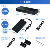 サンワサプライ  USB 5Gbps Type-C 10ポートハブ USB-5TCPS10（直送品）
