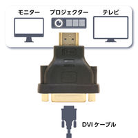 ナカバヤシ DVI ー HDMI　変換アダプタ VDAーHD02/BK 1個