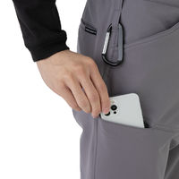 コーコス信岡 ストレッチスラックス SS ブラック A-7063 1着（直送品）