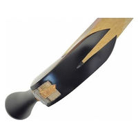 金井産業 仮枠ハンマー 黒 止付 小 蛇曲 350mm 1本（直送品）