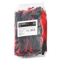 「現場のチカラ」川西工業 天然ゴム背抜き手袋 レッド M 1袋（10双） オリジナル