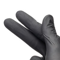 【使いきり手袋】 川西工業 現場のチカラ ニトリルディスポ ブラック 100枚入 M AK2066 1個 オリジナル