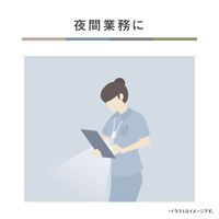 パナソニック LEDネックライト 首かけライト ハンズフリーライト シンプル ダスティーブルー BF-AF15P-DA 1本