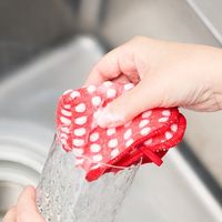 泡立ちクロススポンジ3枚組 レッドセット AKOMEYA TOKYO/アコメヤ