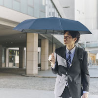 コジット 折り畳み傘 晴雨兼用 3段 大きめ ネイビー 4969133921834 1本　紫外線、近赤外線99.9%カット