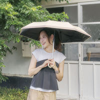 コジット 折り畳み傘 晴雨兼用 3段 コンパクト アイボリー 4969133920219 1本　紫外線、近赤外線99.9%カット