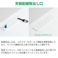 【設置込】イトーキ CZRデスク Type S  平机 L脚 センター引出無 1200×800mm CZR-128JAS-992 1台（直送品）